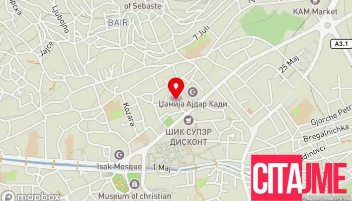 Aa Stomatoloshki мапа - Битола