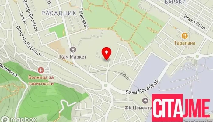 Agrotekhna   Direktsija мапа - Скопје
