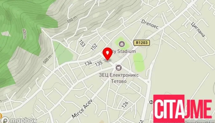 Auto Diagnostika Riste -  мапа - Тетово