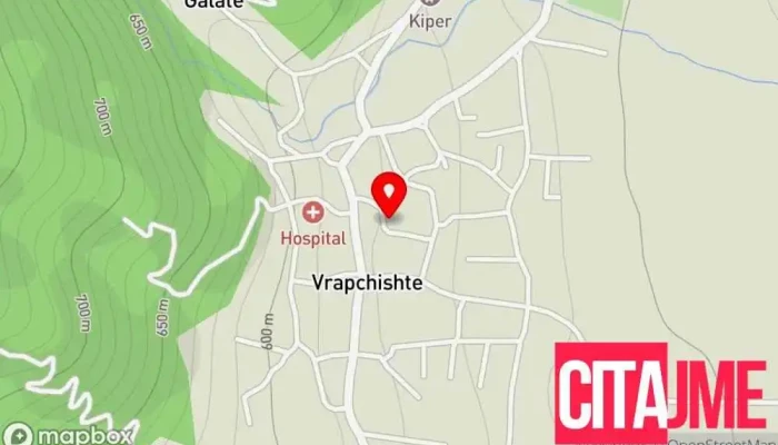 Bagat Servis -  мапа - Vrapchishte