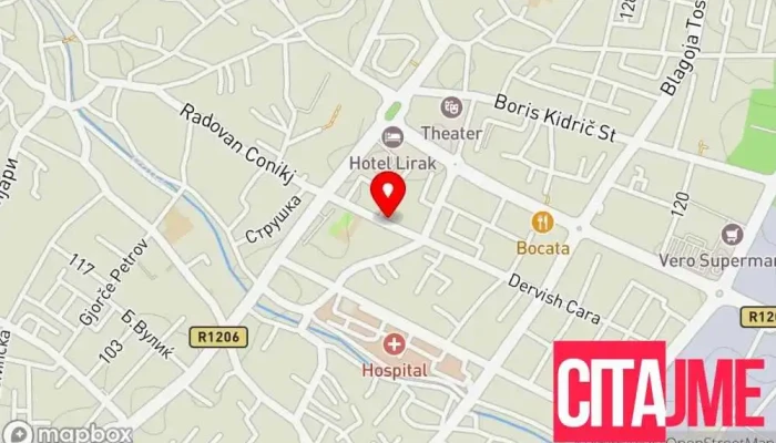 Barber Shop Amir -  мапа - Тетово