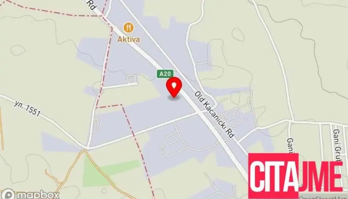 мапа на Базик системи Додатоци за мебел, Furniture accessories supplier, Продавница за хардвер во Скопје