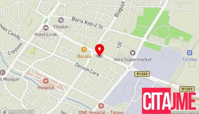 Bliznak Dent D Rljubomir Kotsevski мапа - Тетово