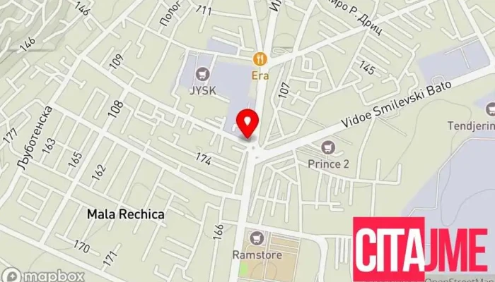 Blu Dent Dental Polyclinic -  мапа - Тетово
