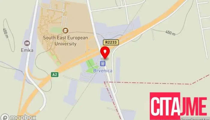 Brvenica Train Station - Marsal Tito 1, Tetovo 1200