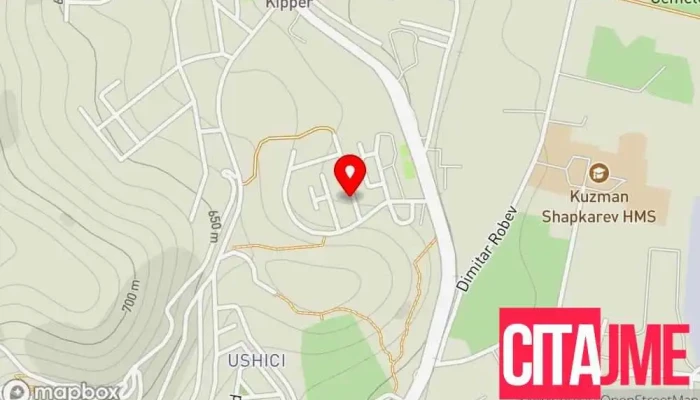мапа на БТ Дент Стоматолог во Битола