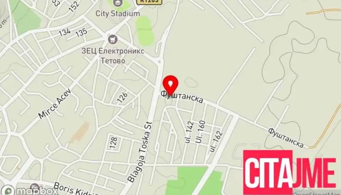 D -  R D - anijela Neurology Internistic Polyclinic мапа - Тетово