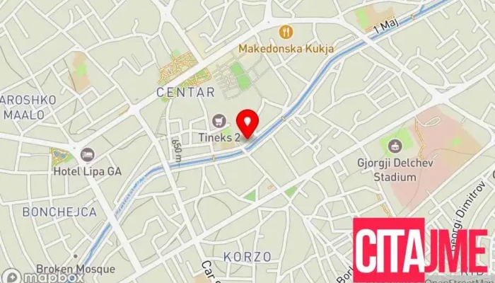Darimaksvodovod I Odvod мапа - Прилеп