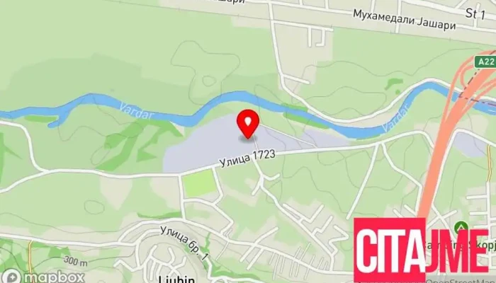 Dauti Komerts   Direktsija мапа - Skopje