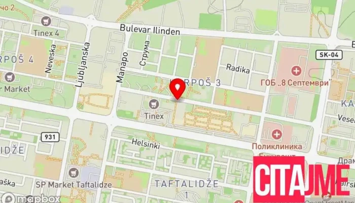 Dental Care Macedonia -  мапа - Скопје