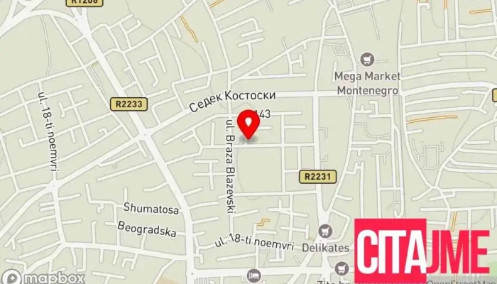 Dental Clinic Vitadent -  мапа - Гостивар