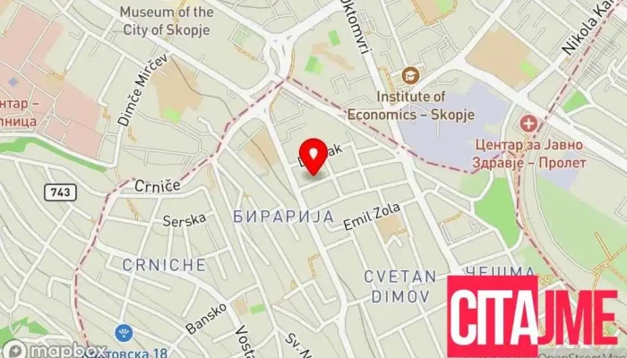 Dental Cosmetic Studio -  мапа - Скопје