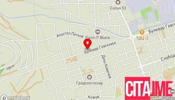 мапа на Denticija Стоматолошка клиника, Периодонтист за стоматолошки импланти, Стоматолошка радиологија, Стоматолог, Служба за итни стоматолошки случаи, Ортодонт, Педијатриски стоматолог, Teeth whitening service во Гевгелија