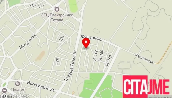 Denttala -  мапа - Тетово