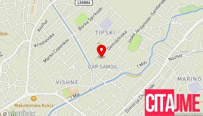 Dom Za Stari Litsa Kire Krsteski Platnik мапа - Прилеп