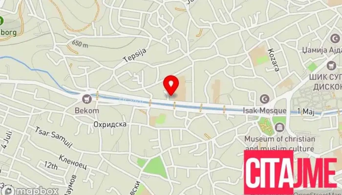 Dr Topalovski мапа - Битола