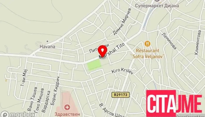 Elektronika Empa Servis Aleksandar мапа - Неготино