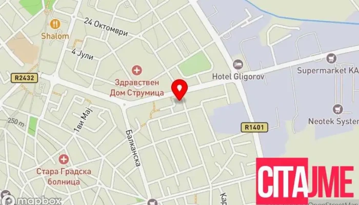Elkom Elkom мапа - Струмица