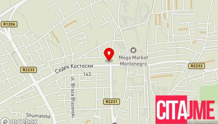 Gashi Dental Clinic -  мапа - Гостивар