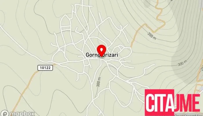 Glas Orizara -  мапа - Горно Оризари