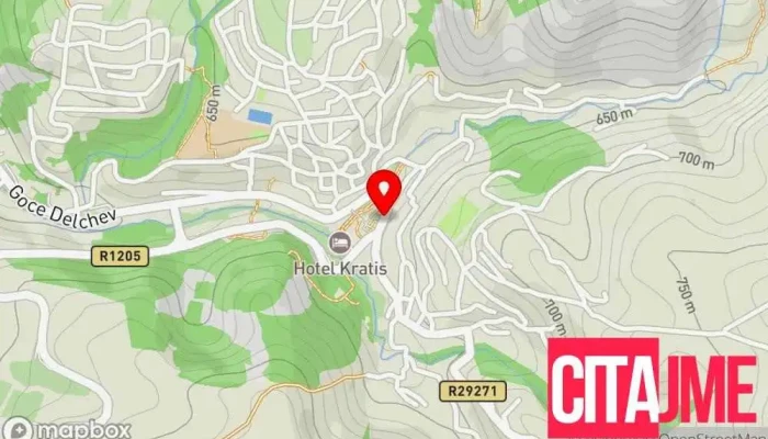 Gradsko Sobranie Na Opshtina Kratovo мапа - Кратово