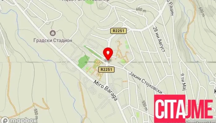 Gradsko Sobranie Na Opshtina Probishtip мапа - Пробиштип