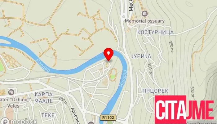 Idesign мапа - Ul. Blagoj Necev 80/4 Veles Mk