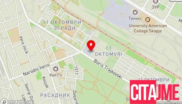 Ispiten Tsentar I Tekhnichki Pregled Na Vozila Am Tsert мапа - Скопје