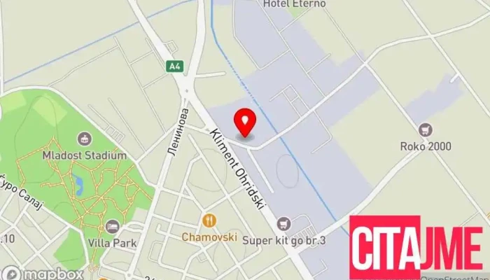 Jkp Komunalets Strumitsa мапа - Струмица