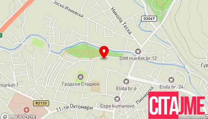 Jp Chistota I Zelenilo мапа - Куманово