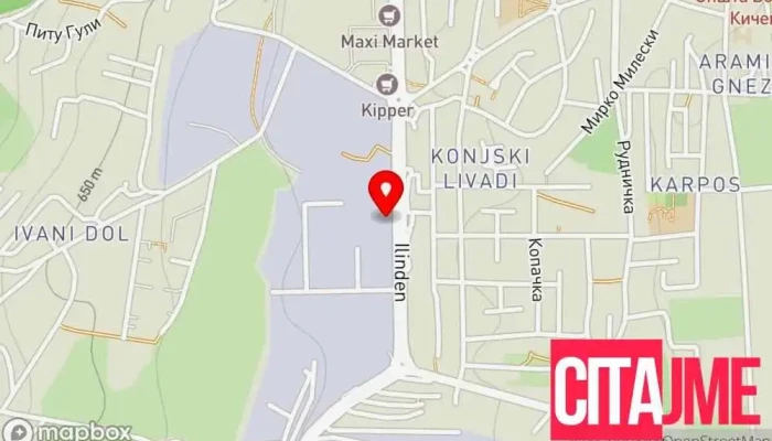 Jp Komunalets Kichevo мапа - Кичево