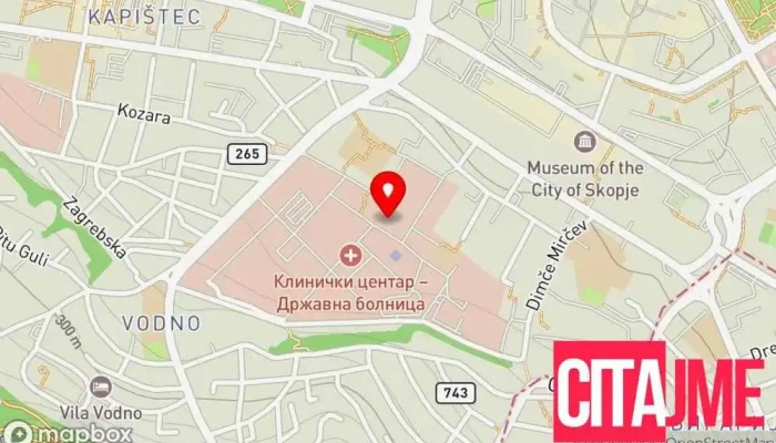 Jzu Univerzitetski Stomatoloshki Klinichki Tsentar Sv Pantelejmon мапа - Скопје