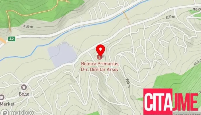 Jzu Zdravstven Dom   Akademik Prof D R Dimitar Arsov   Kriva Palanka мапа - Крива Паланка