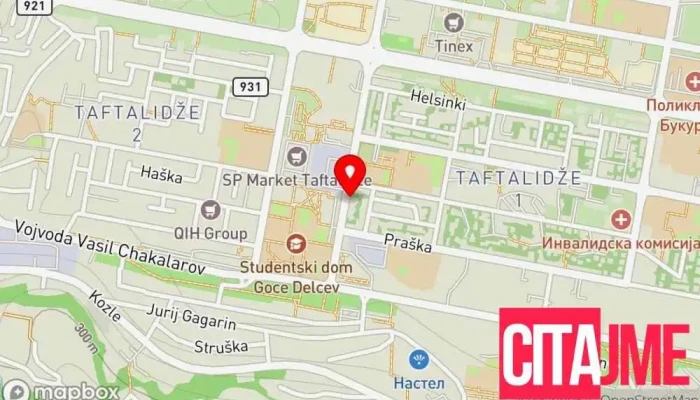 Khauz Majstor Plus мапа - Скопје
