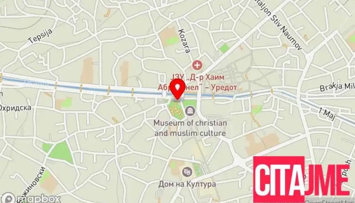мапа на Христина Дент Стоматолог во Битола