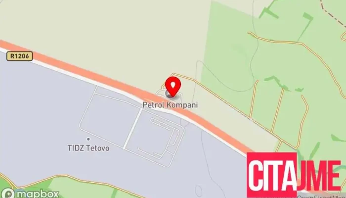 Makpetrol Zhelino мапа - North Macedonia