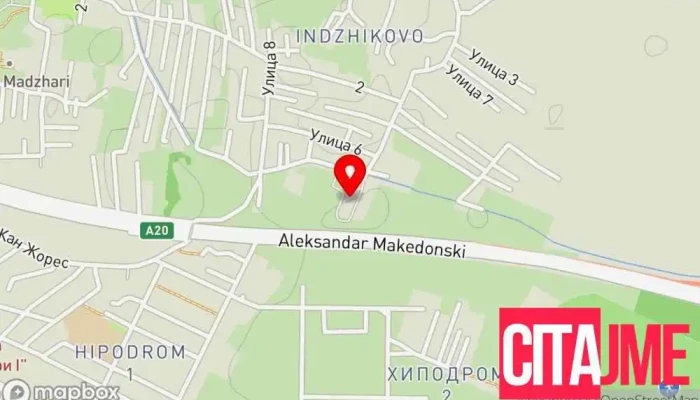 Makveld мапа - Скопје