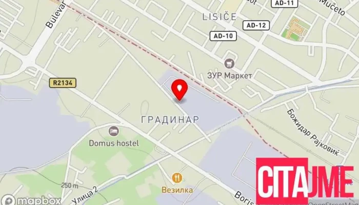 мапа на Медикон Аптека во Скопје