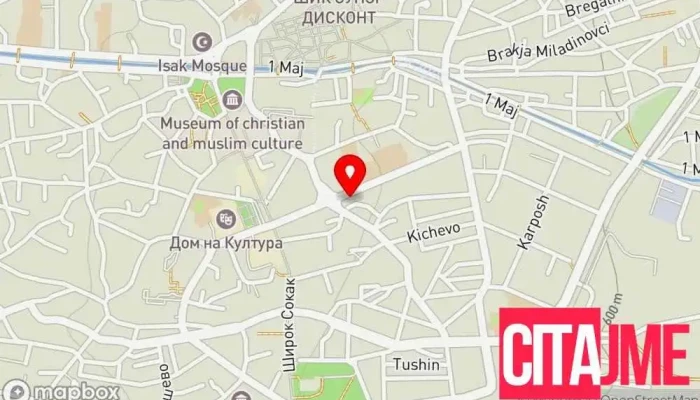 Ministerstvo Za Finansii Na Republika Makedonija   Bitola мапа - Битола