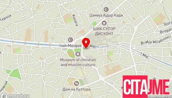Ministerstvo Za Zemjodelstvo Shumarstvo I Vodostopanstvo мапа - Битола