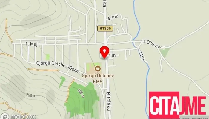 Motel Restoran Chichko Taljo мапа - Демир Хисар