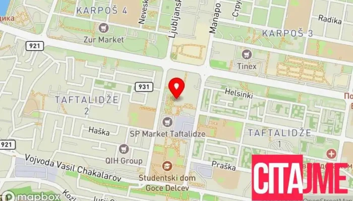 Moxie Dental Moksi Dental мапа - Скопје