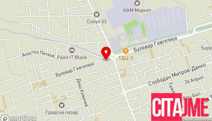 мапа на ΟΔΟΝΤΙΑΤΡΙΚΗ ΚΛΙΝΙΚΗ ΝΕΑ ΝΤΕΝΤΙΚΑ- ΓΕΥΓΕΛΗ Стоматолог во Гевгелија