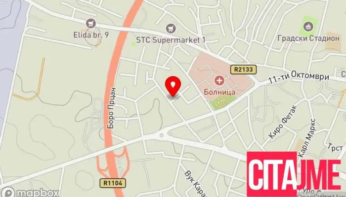 Ordinanca Stomatologjike Meida Dent мапа - Куманово