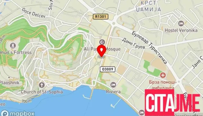 Pet Shop Sirena мапа - Охрид