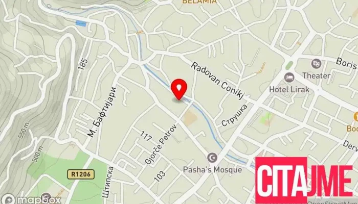 Politsiska Stanitsa   Tetovo мапа - Тетово
