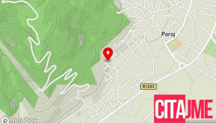 Poroj Tetovo North Macedonia мапа - Порој