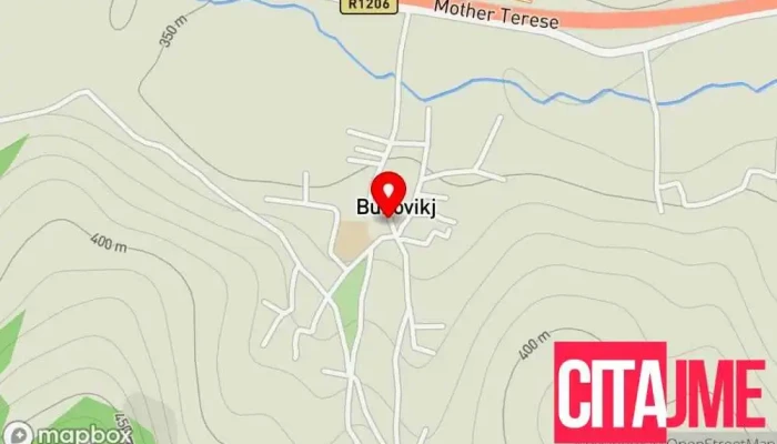 мапа на Пошта на Северна Македонија - Буковиќ Пошта во Буковиќ