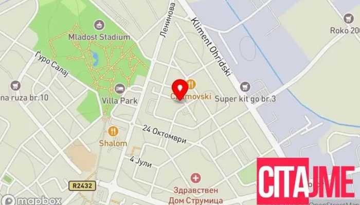 Pzu Ami Stomatoloska Ordinacija I Zabotehnicka Laboratorija мапа - Струмица