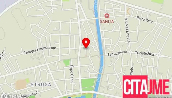 Pzu Kalajdzi Dental Care мапа - Струга